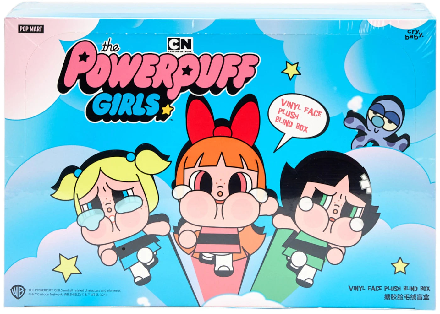 Pop Mart CryBaby x Powerpuff Girls Series Vinyl Face Plush Sealed Case (6 Blind Boxes) - PM-PMCXPG-MULTI