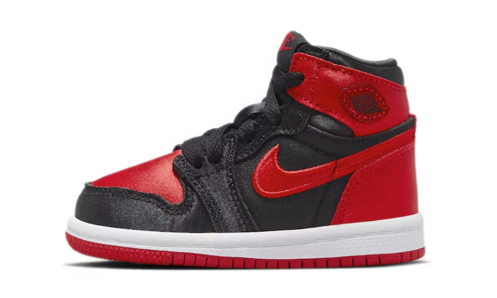 Air Jordan 1 Retro High Satin Bred (bebè)