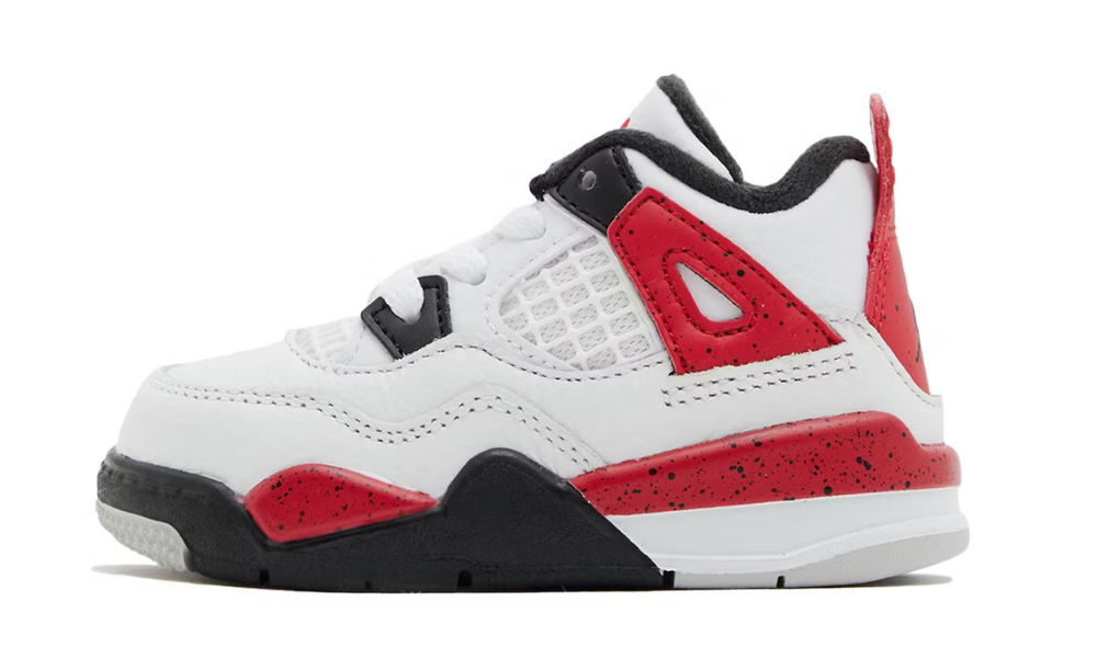 Air Jordan 4 Retro Red Cement (bebè)