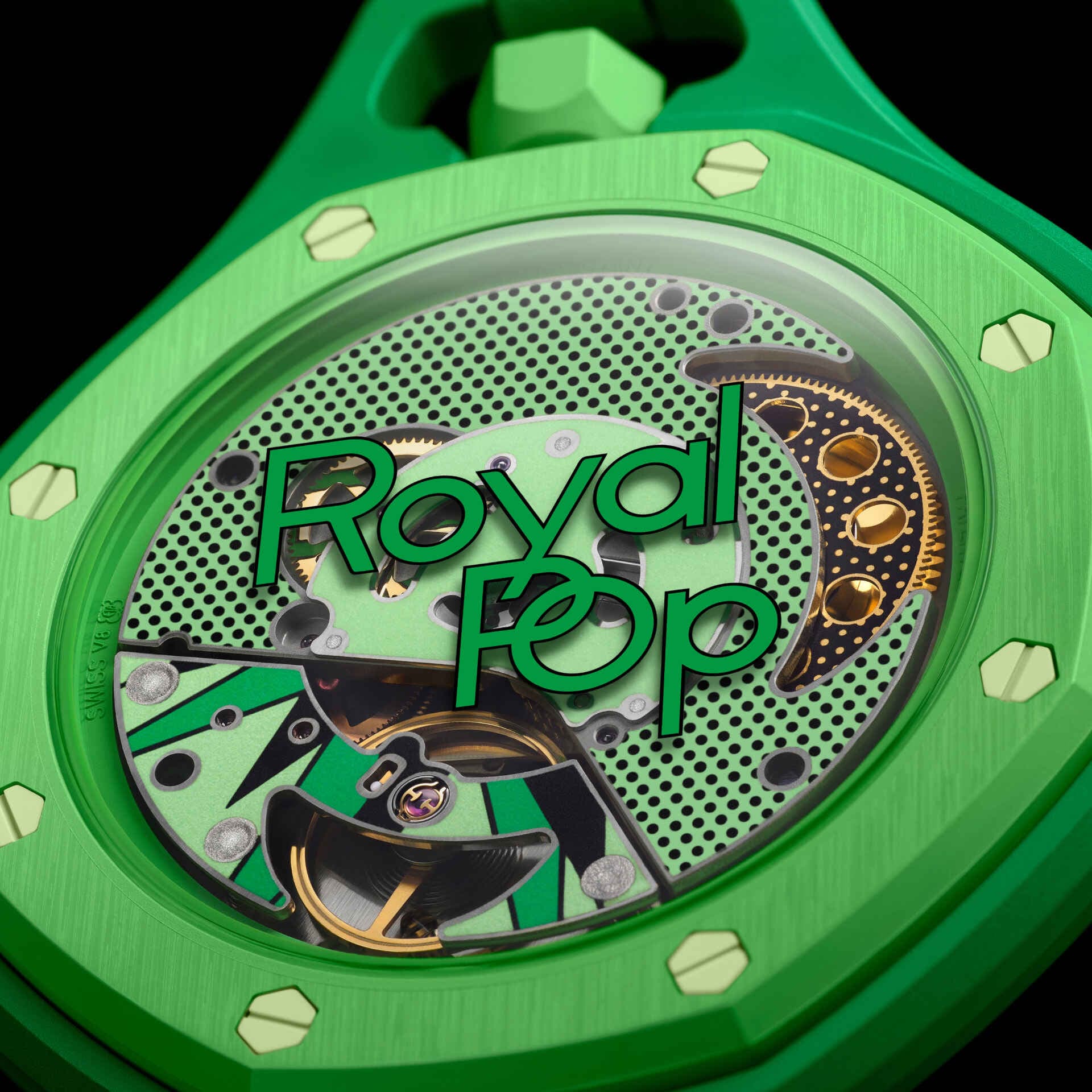 Swatch x Audemars Piguet Bioceramic Royal Pop Green Eight SSX03G100N - SWAT-SXAPBRPG-MULTI