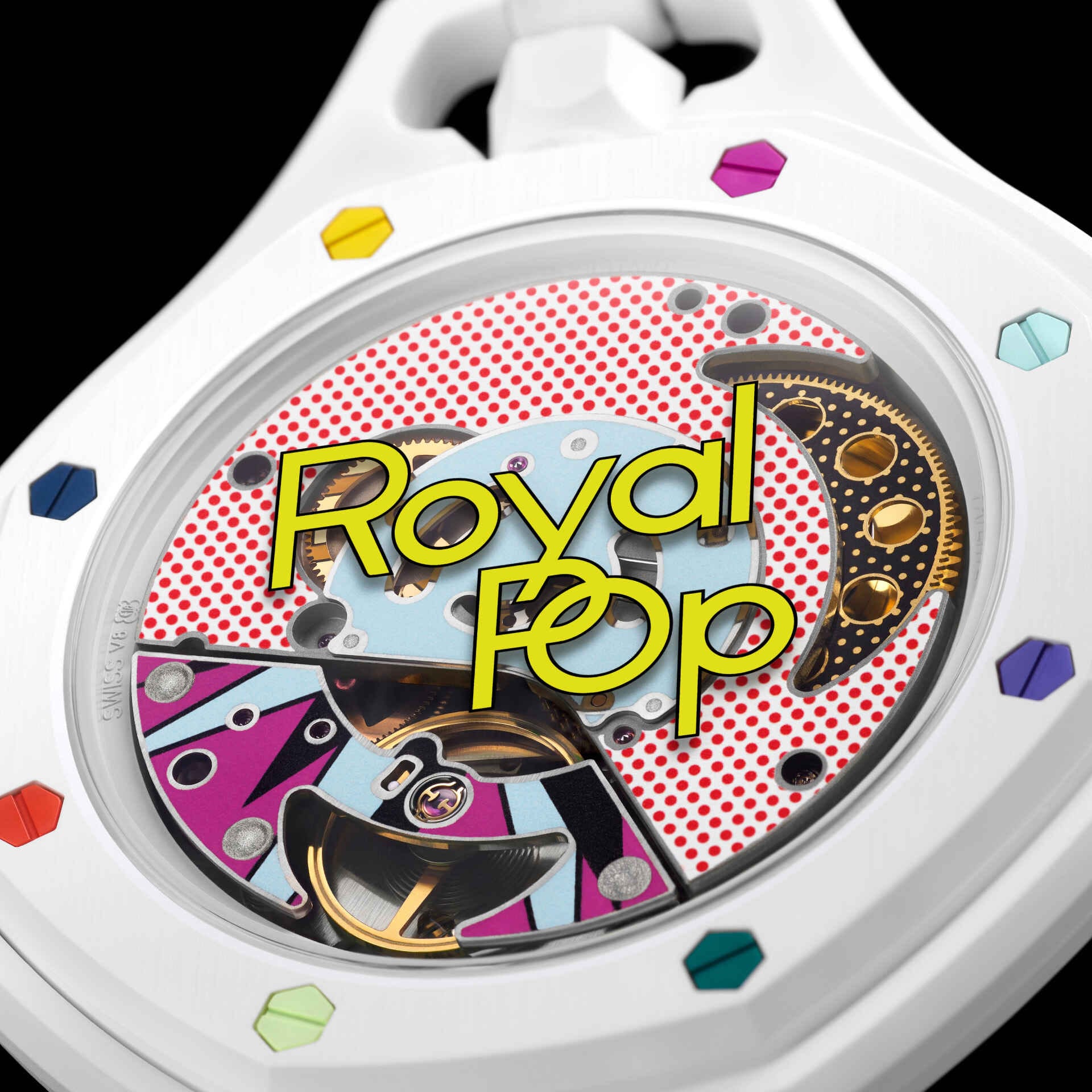 Swatch x Audemars Piguet Bioceramic Royal Pop Huit Blanc SSX03W100N - SWAT-SXAPBRPH-MULTI