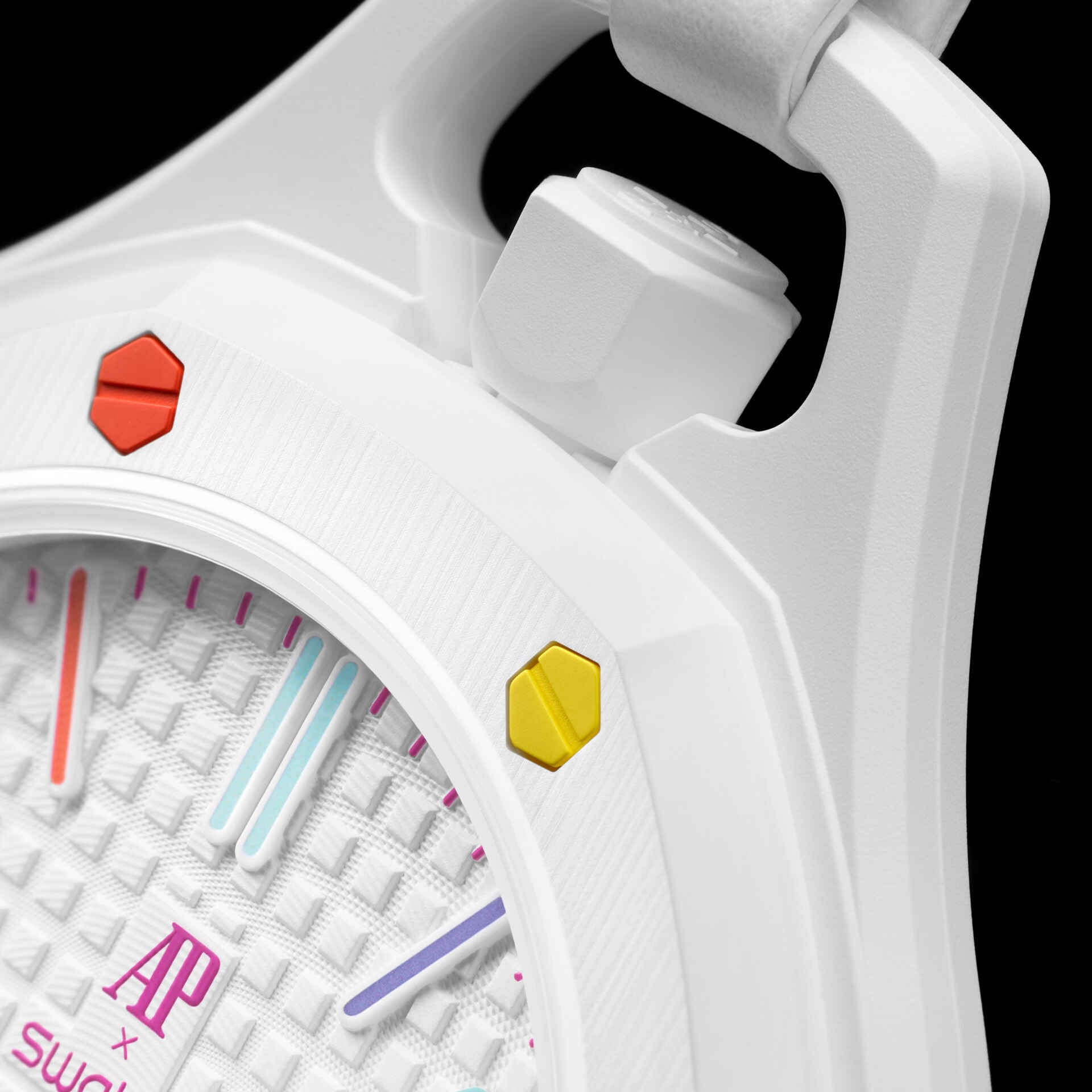 Swatch x Audemars Piguet Bioceramic Royal Pop Huit Blanc SSX03W100N - SWAT-SXAPBRPH-MULTI