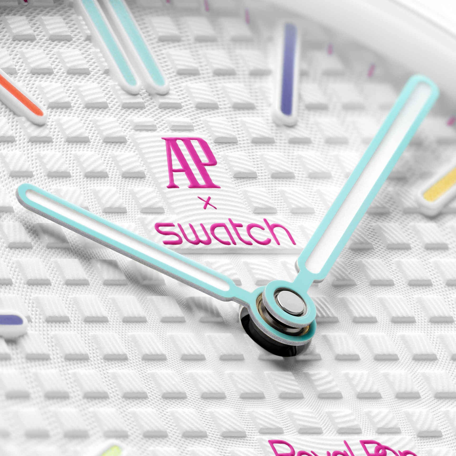Swatch x Audemars Piguet Bioceramic Royal Pop Huit Blanc SSX03W100N - SWAT-SXAPBRPH-MULTI