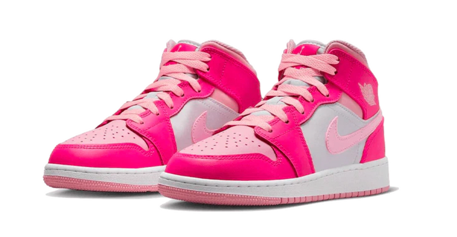 Air Jordan 1 Mid Fierce Pink (bambino)