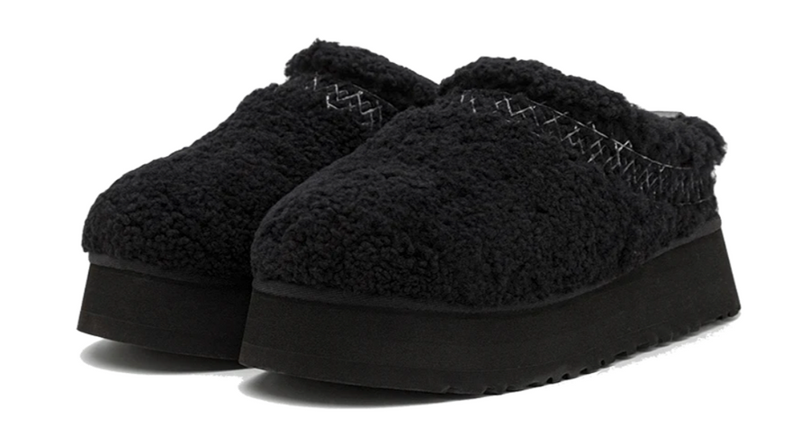 UGG Tazz Slipper Heritage Braid Black