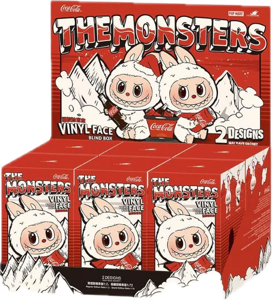 Pop Mart Labubu The Monsters Coca Cola Series Vinyl Face Single (1 Blind Box) - PM-PMLTMC-MULTI