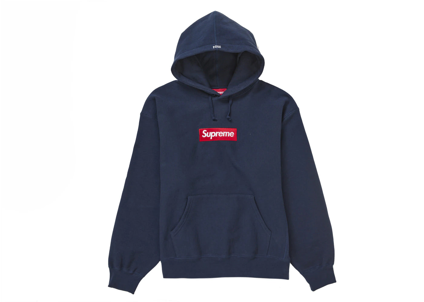 Supreme Box Logo Hooded Sweatshirt Sweatshirt (FW24) Navy - SUPR-SBLHSS-NAVY