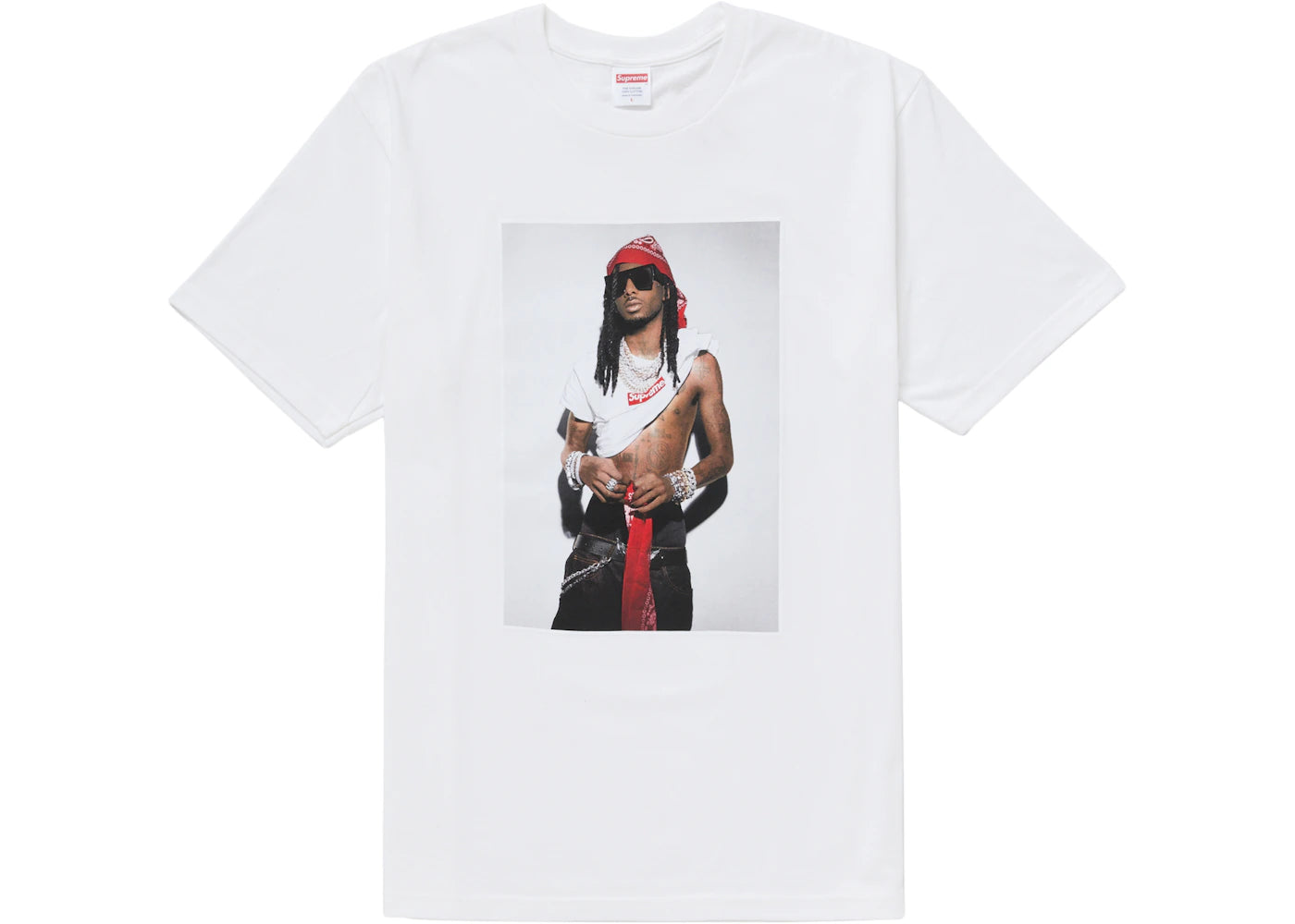 Supreme Playboi Carti Tee White - SUPR-SUPCTW-WHITE