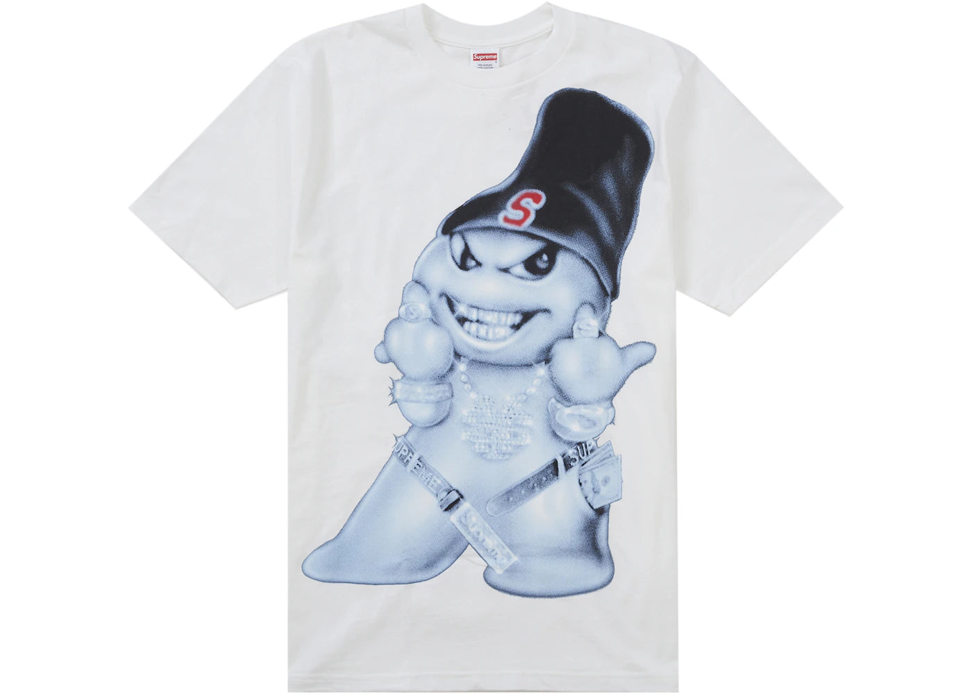 Supreme Snowman Tee White - SUPR-SUSNTW-MULTI