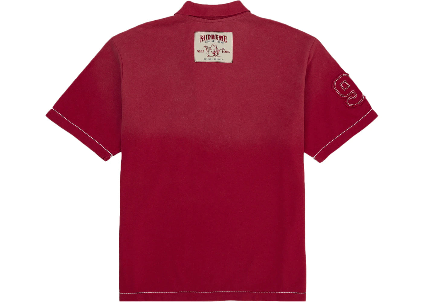 Supreme True Religion Applique Polo Red - SUPR-SUPREME -MULTI