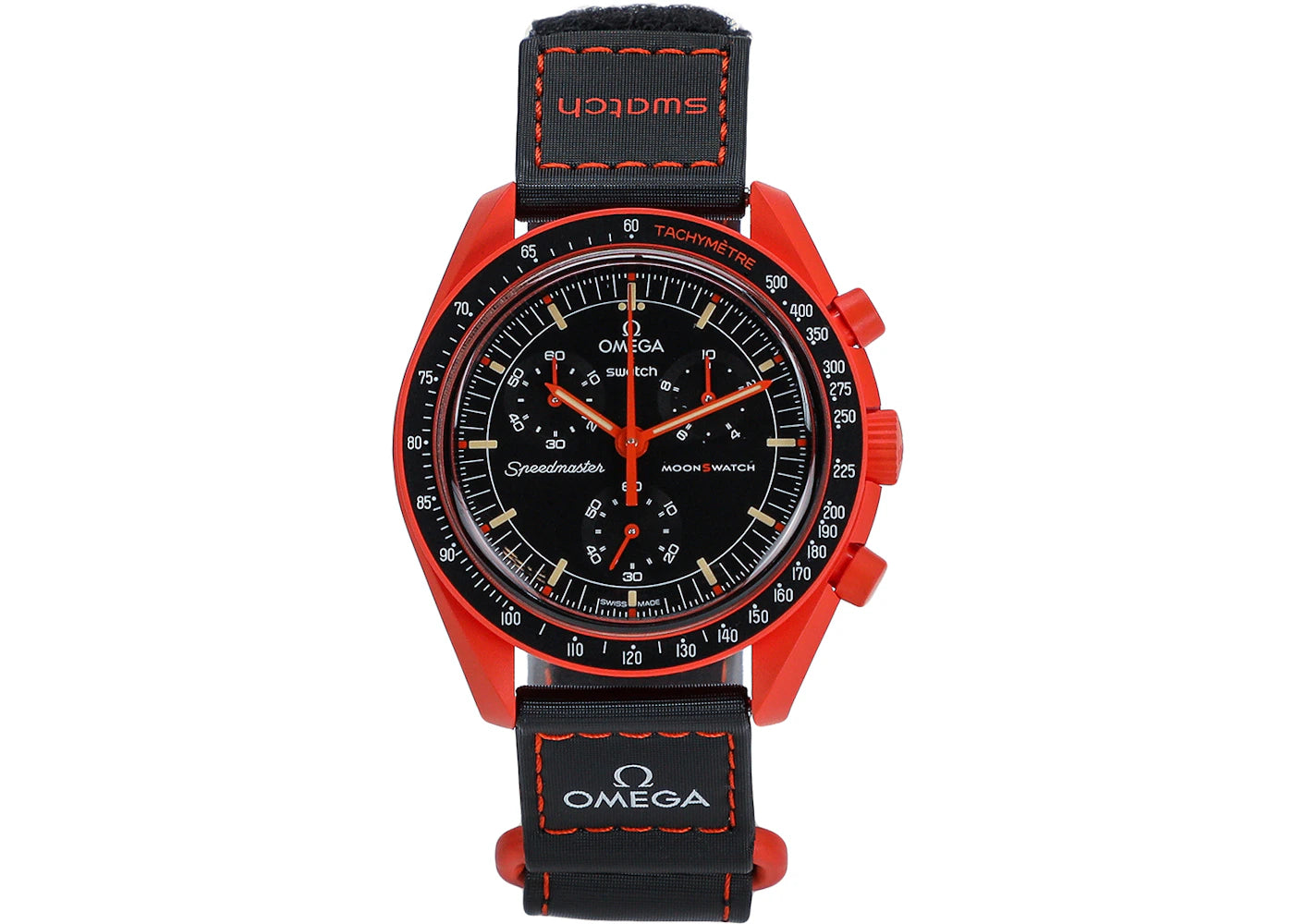 Swatch x Omega Bioceramic Moonswatch Mission On Earth Lava SO33O100 - SWAT-SXOBMM-MULTI