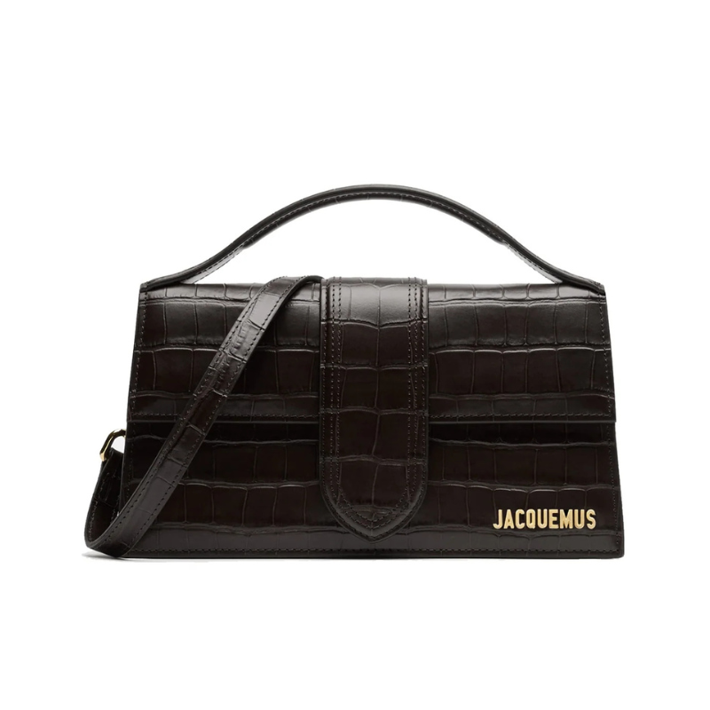 Jacquemus Le Grand Bambino Black Croco