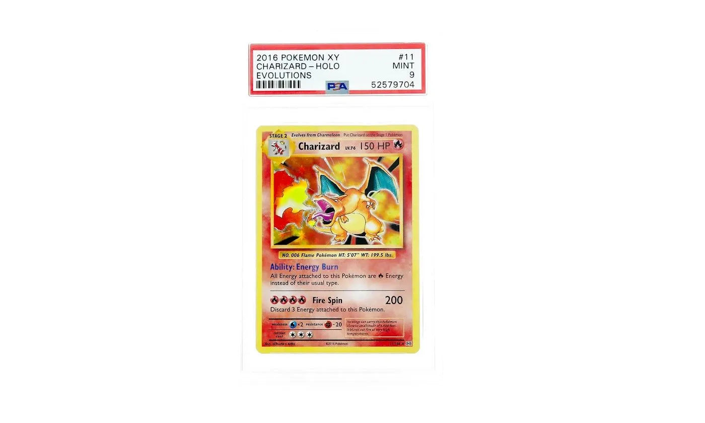 Charizard-Holo 2016 Pokemon TCG XY Evolutions #11/108 (PSA or BGS Graded) - POKE-C2PTXE-MULTI