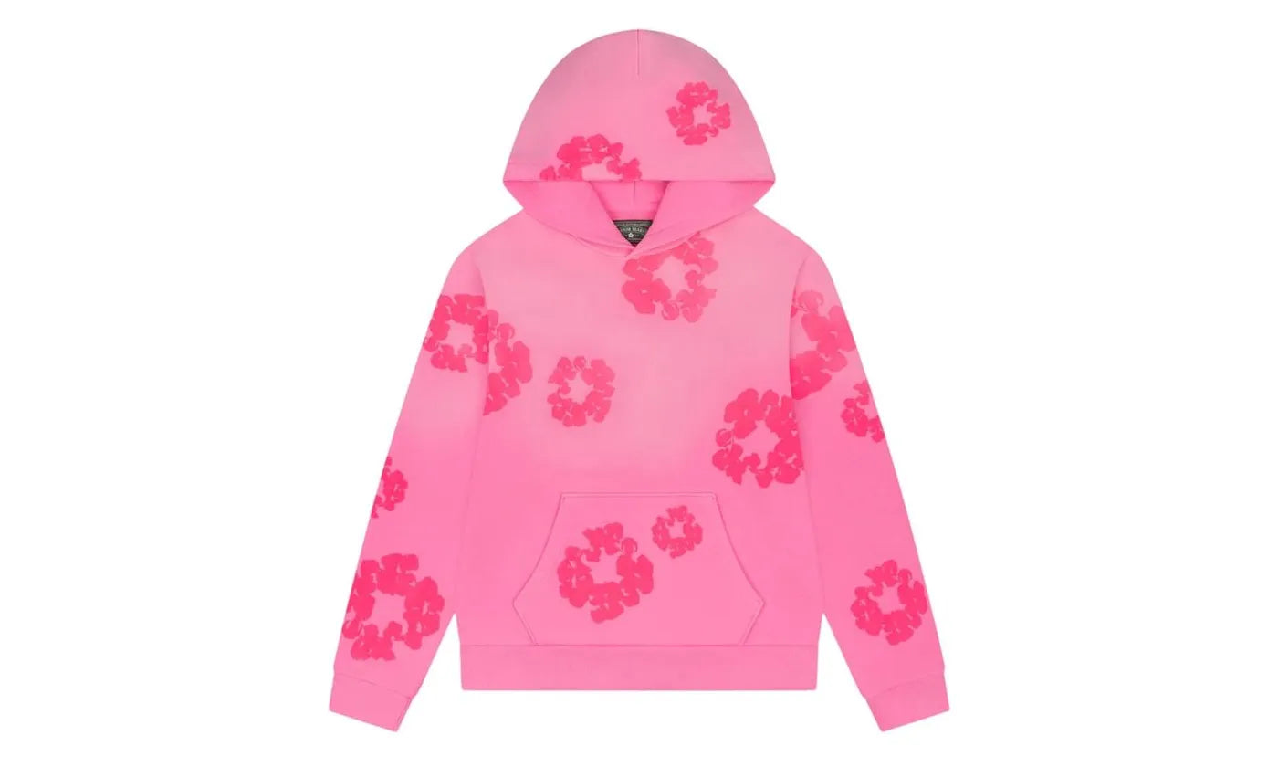 Denim Tears Mono Cotton Wreath Hoodie Pink - DT-DENIM TE-MULTI