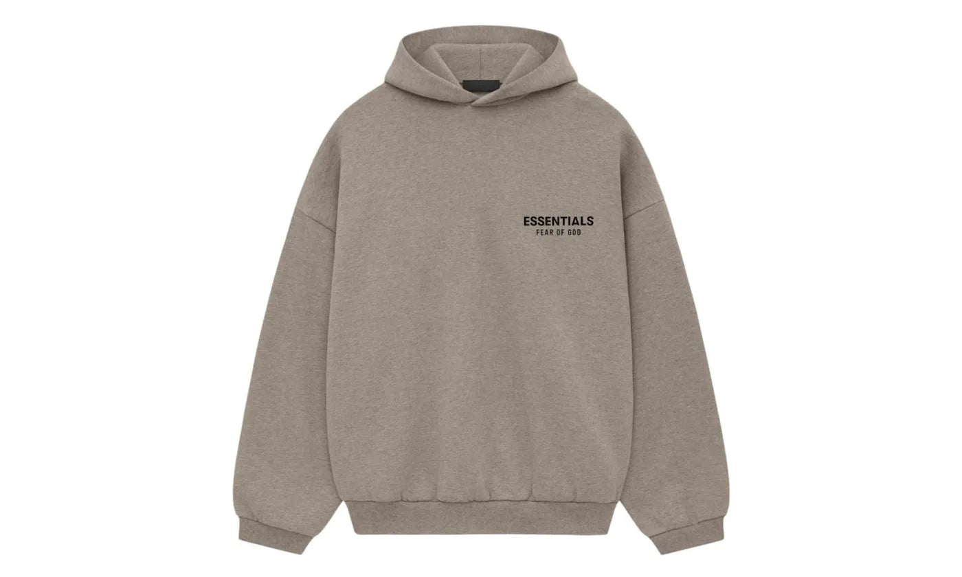 Fear of God Essentials Fleece Hoodie (FW24) Heather Gray - 192HO246259F