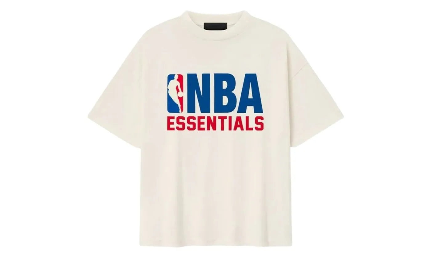Fear of God Essentials NBA 90\&s Tee Cream White - 125NB252004F