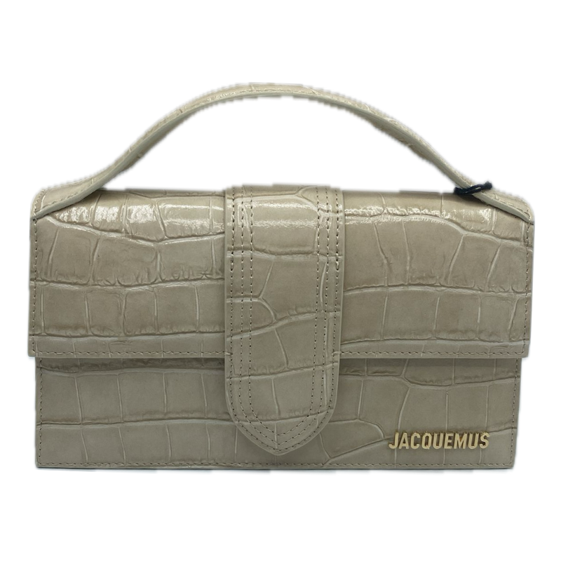 Jacquemus Le Grand Bambino Beige Croco