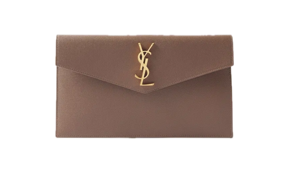 Saint Laurent Pochette YSL Uptown Taupe