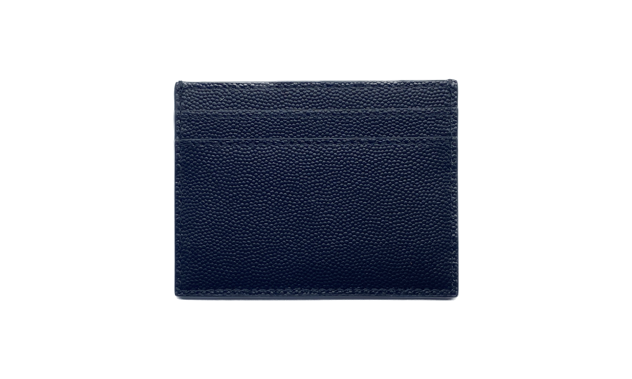 Saint Laurent Porta Carte in pelle a texture - second hand