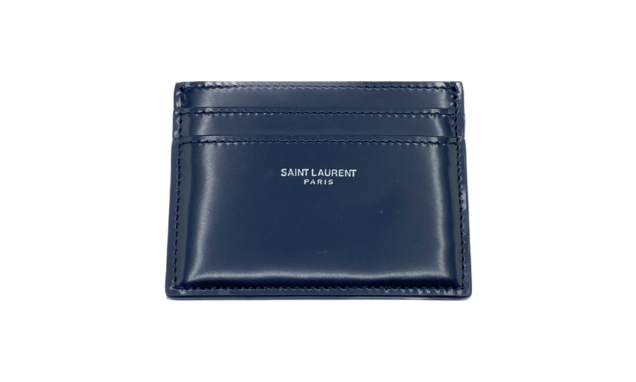 Saint Laurent Porta Carte in pelle lucida - second hand