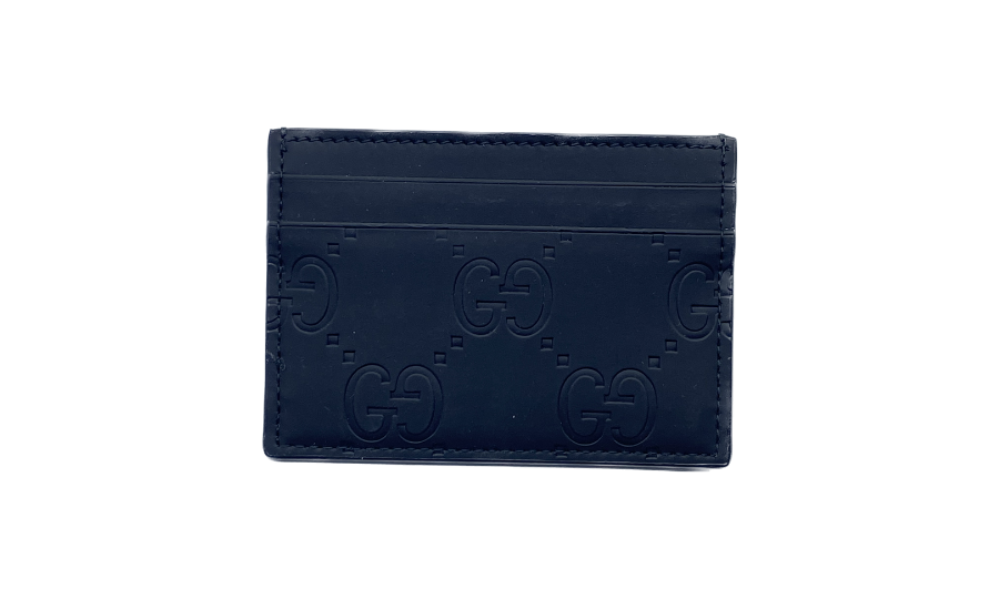 Gucci Porta Carte Gommato con GG grandi - second hand