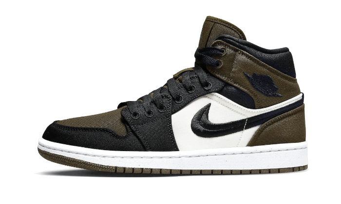 Air Jordan 1 Mid Olive Toe