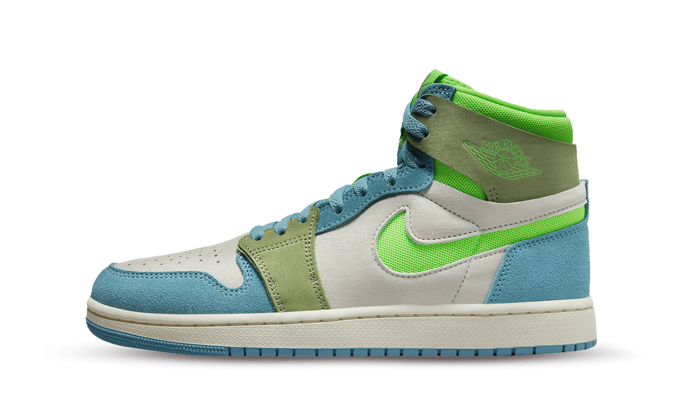 Air Jordan 1 Zoom CMFT 2 Cerulean and Green Strike