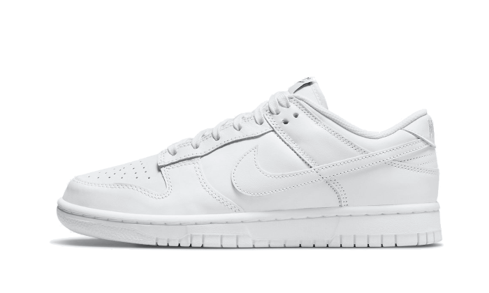 Dunk Low Triple White (2021) - Nuove e Autentiche al 100%