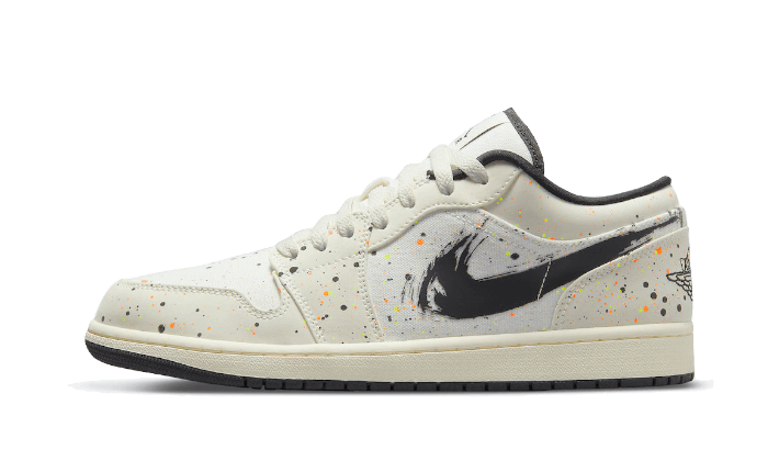 Air Jordan 1 Low Paint Splatter Brushstroke