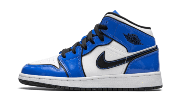 Air Jordan 1 Mid Signal Blue - Nuove e Autentiche al 100%