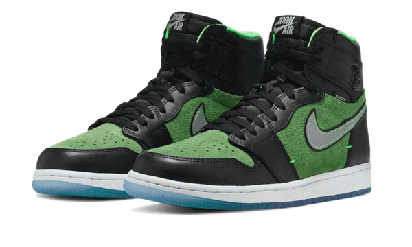 Air Jordan 1 Retro High Zoom Black Green - Nuove e autentiche al 100%