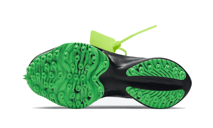 Nike Air Zoom Tempo NEXT% x Off-White Black Scream Green - Nuove e Autentiche al 100%