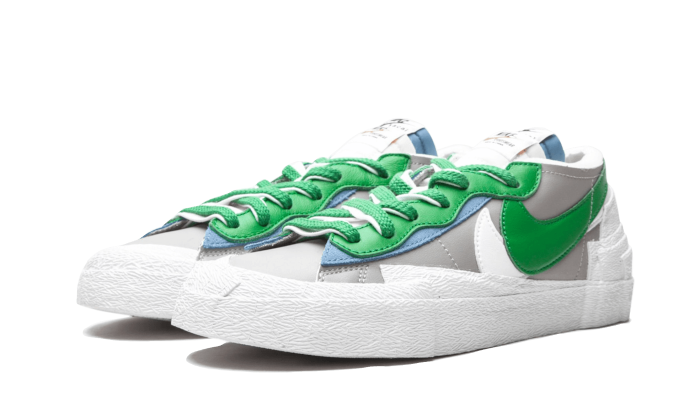 Nike - Blazer Low Sacai Medium Grey Classic Green - Nuove e autentiche al 100%