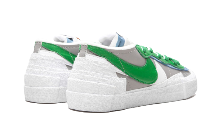 Nike - Blazer Low Sacai Medium Grey Classic Green - Nuove e autentiche al 100%