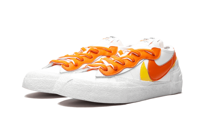 Nike - Blazer Low Sacai White Magma Orange - Nuove e autentiche al 100%
