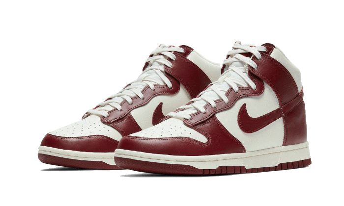 Nike Dunk High Sail Team Red - Nuove e Autentiche al 100%