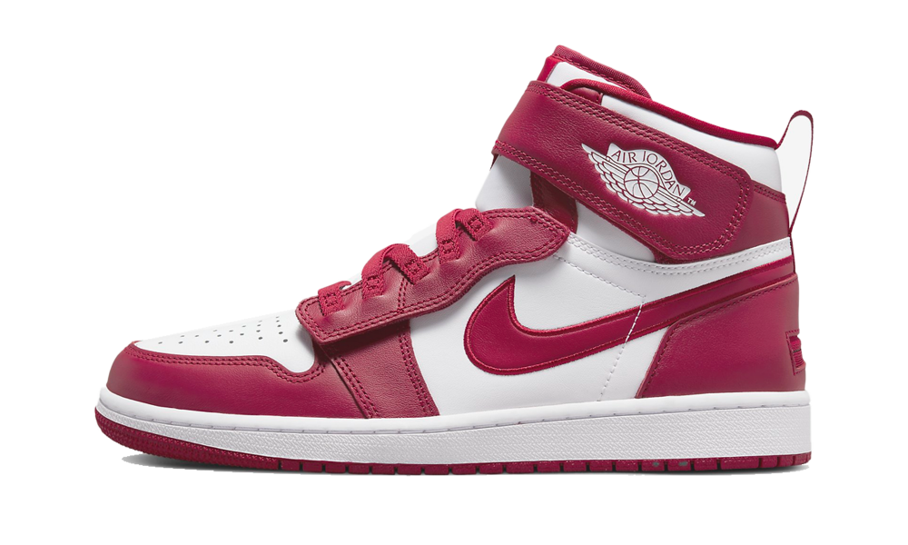 Air Jordan 1 High FlyEase White Cardinal Red