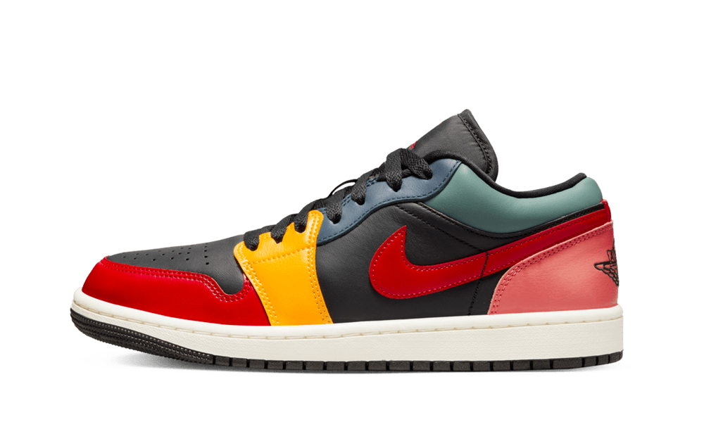 Air Jordan 1 Low Black Multi Color