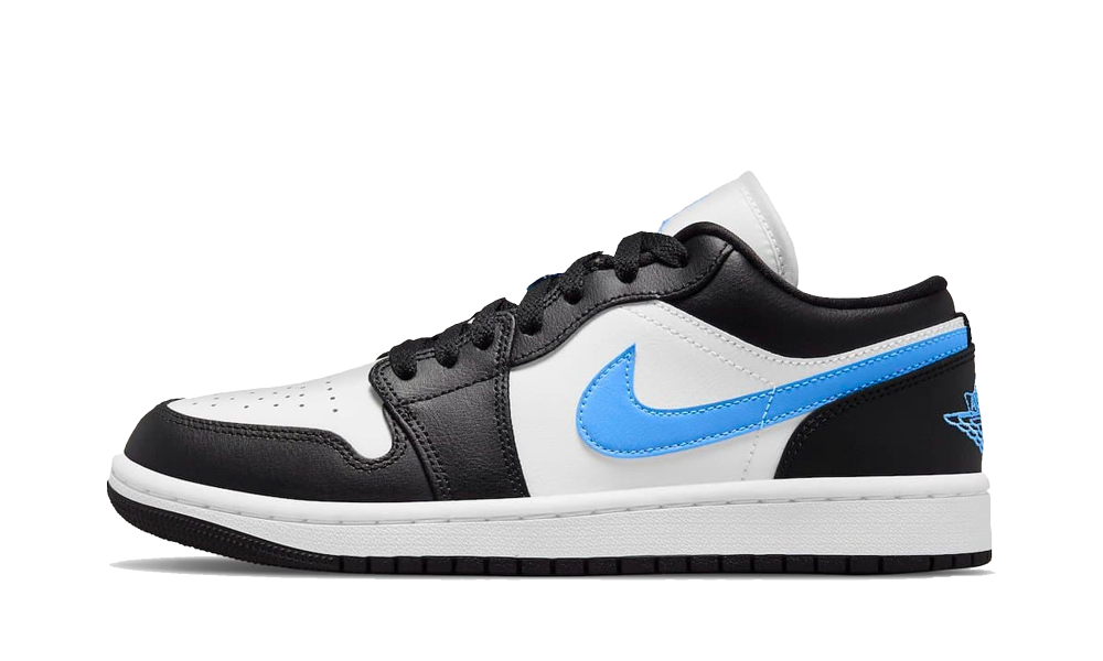 Air Jordan 1 Low Black University Blue White
