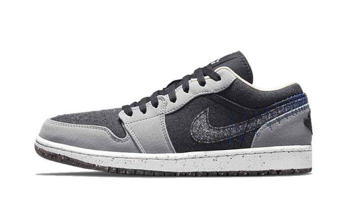 Air Jordan 1 Low Crater Black Grey - Nuove e Autentiche al 100%