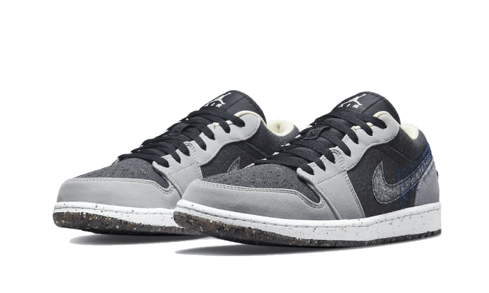 Air Jordan 1 Low Crater Black Grey - Nuove e Autentiche al 100%