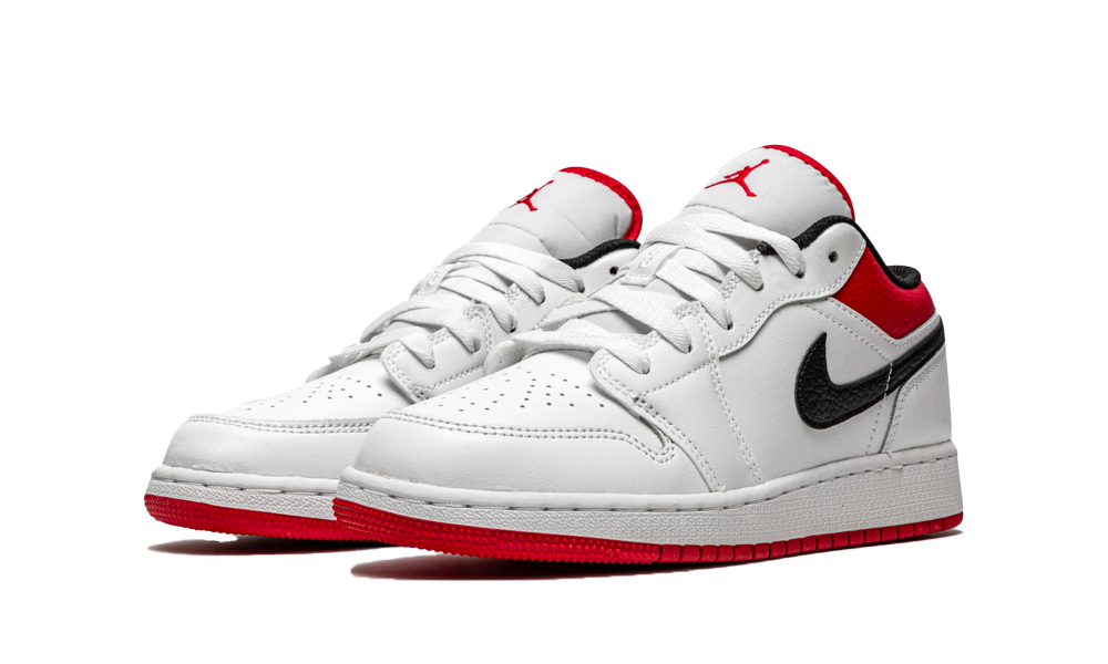 Air Jordan 1 Low University Red Black (GS) - Nuove e Autentiche al 100%