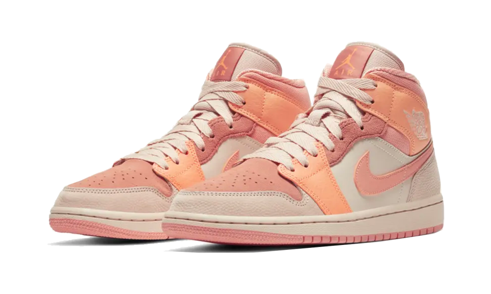 Air Jordan - Air Jordan 1 Mid Apricot Orange - Nuove e autentiche al 100%