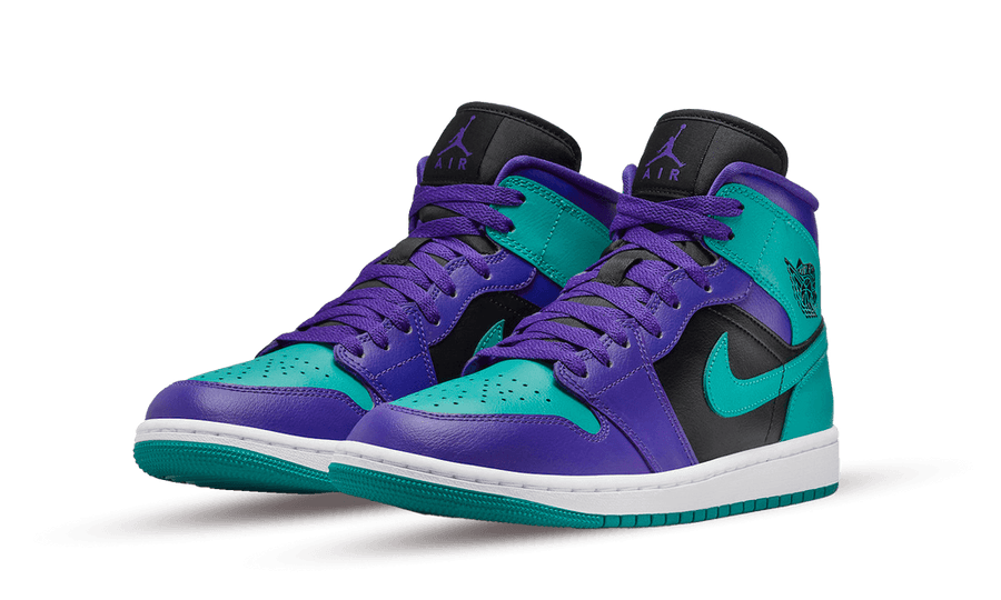 Air Jordan 1 Mid Black Grape Nuove e Autentiche al 100 Mr.Reseller