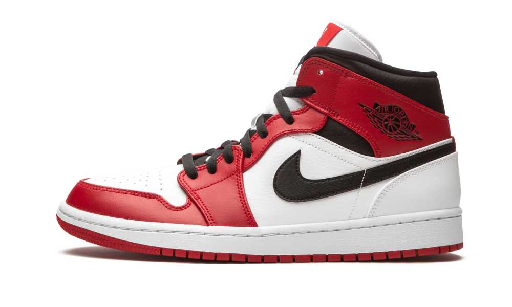 Air Jordan 1 Mid Chicago White - Nuove e Autentiche al 100%