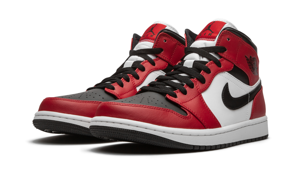 Air Jordan Mid Chicago Black Toe Nuove e Autentiche al 100