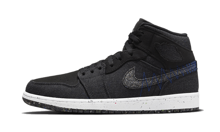 Air Jordan 1 Mid Crater Black - Nuove e Autentiche al 100%