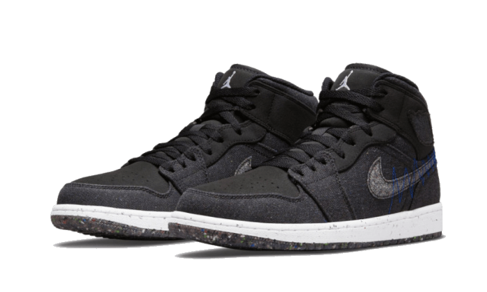 Air Jordan 1 Mid Crater Black - Nuove e Autentiche al 100%