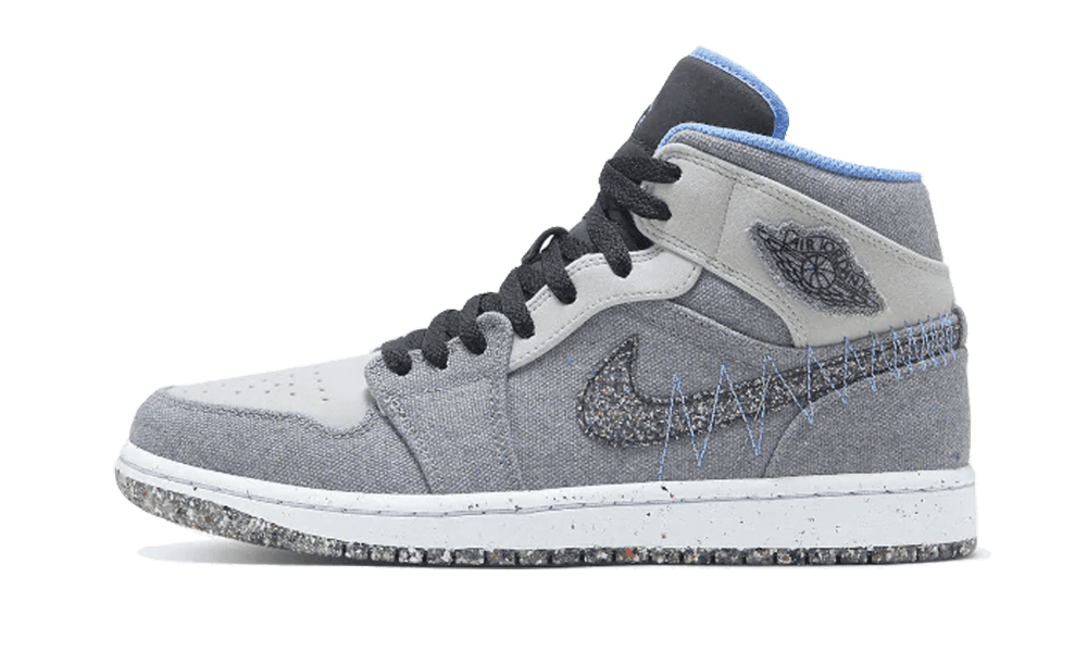 Air Jordan 1 Mid Crater Grey University Blue