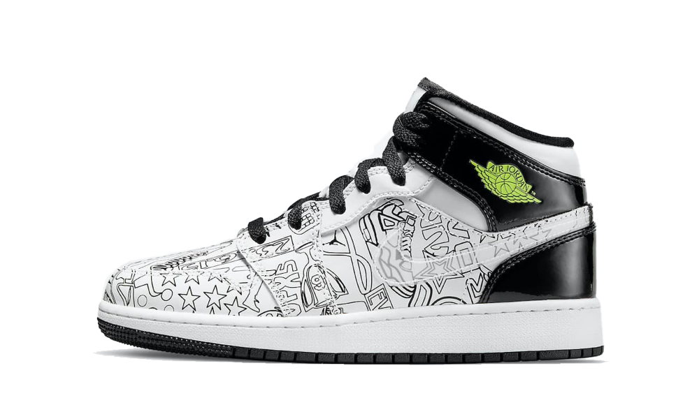 Air Jordan 1 Mid DIY - Nuove e Autentiche al 100%